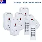 5 Mains Outlet Power Point Socket + 2 Smart Wireless Remote Controller AU Plug