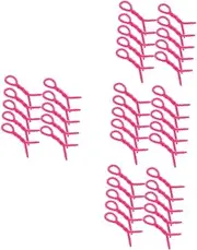 COOLHIYA 40 Pcs Small Spiral Hair Perm Rods Curling Tool for Hair Styling Excellent Curling Effect for Women for DIY Hairdressing and Sharing with Family