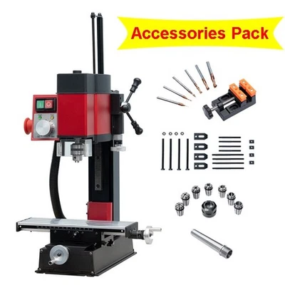 SIEG MX0 Nano Drill Mill Machine with Accessories Pack