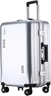 [BIRJXVTO] Carry-on Suitcase Luggage Aluminum Cabin Luggage Trolley Suitcase USB Charging Model Hardside Luggage Carry-on Suitcases Carry On Luggages