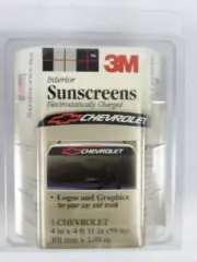 3M Interior Sunscreen Electrostatically Charged Chevrolet Logo Graphics Car
