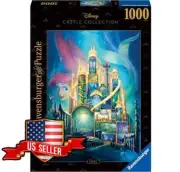 NEW (Dinged Box) Ravensburger 17337 Disney Castle Collection Ariel 1000Pc Puzzle
