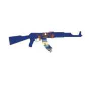 Michigan State Shape AK-47 Sticker