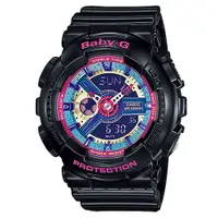 在飛比找蝦皮商城優惠-【CASIO】BABY-G 高層次時尚腕錶-黑(BA-112