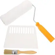 TEHAUX 1 Set Wallpaper Tool Wallpaper Roller Brush Smoothing Scraper for Peel and Stick Applications Efficient Home Car Sticker Smoothing