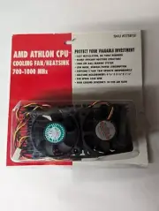 AMD Athlon K7 700-1000 MHz Processor CPU + Heatsink Fan Socket