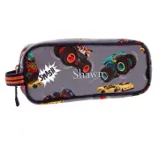 Disney School Pottery Barn Hot Wheels Monster Truck Car PENCIL CASE BAG gift pre