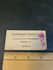 NOS GRANDMA'S OLD FASHION POTATO CHIPS Window Card Shoemaker Lehighton PA