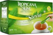 Tropicana Slim Sweetener Stevia Diet Sticks - 75G free shipping world wide