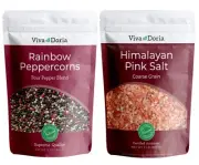 Rainbow Peppercorn Blend (Steam Sterilized Whole Black, White, Green and Pink...