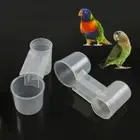5pcs Pet Bird Feeder Drinker Cup Drinking Water Bottle for Chicken Pigeon Quail