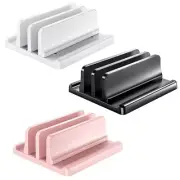 Fully Adjustable Stand Vertical Dual Slots Laptop Stand for MacBook,Surface,Dell