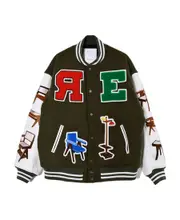 patch-detail bomber jacket 1,3 Black