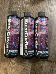 NEW *Set of 3*Brightwell Aquatics BoroChrom 250 mL Liquid Boron Solution