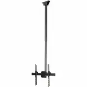 StarTech.com TV Ceiling Mount, Full-Motion Hanging Single Screen Vesa Mount for 32"-75" TVs / Displays - Height Adjustable Telescopic Pole - Full TV