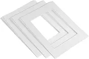 Holibanna Diy Photo Frame Paper Mats 15pcs Rectangle Matting for Decorative Frames