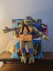 Kid 3 Piece Set (blanket,pillow,toy) Teenage Mutant Ninja Turtles. Leonardo