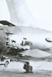Vietnam War Photos -- F-105 Thunderchief & Damage