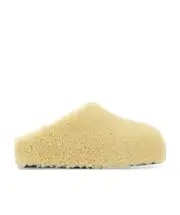 Logo leaking heel Muller shoes 36,38.5 Nude