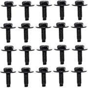 20pcs Car Undertray Bolts Diffuser Skid Plate Screws Chassis Hexagon Screws M6X25mm