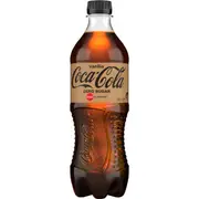 Coca-Cola Zero Sugar Vanilla Soft Drink Bottle 600mL