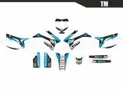 Motard graphics kit TM Racing 2 stroke 2015 2016 2017 15 16 17 Motocross MX