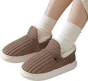 Cotton Slippers - House Slippers Scuff Slides Anti-Skid Home Slippers | Comfortable Indoor Outdoor Scuff Slides, Slip- Winter Fuzzy House Shoes for Men Women Buniq