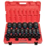 TTI 29 Piece 3/4" Drive Metric Deep Impact Socket Set 19-65mm