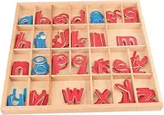 1 Set Alphabet Toys, Learning and Educational Safe Wooden Alphabet Letters Board Toys for Toddlers Kids Girls Boys, with 5 Bags Letters Board