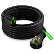 Maximm Flat Plug Extension Cord 12 ft with Slim Space-Saving Plug Design, Low...