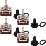 CRILSTYLEO Pack Momentary Toggle Switch Automotive Rocker Switch Cover Marine Car Parts Sturdy Diy Modification Friendly