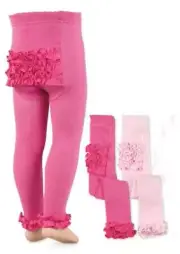 Jefferies Pima Cotton Pink or Bubblegum Rhumba Footless Tights 0-6M 6-18M 18-24M