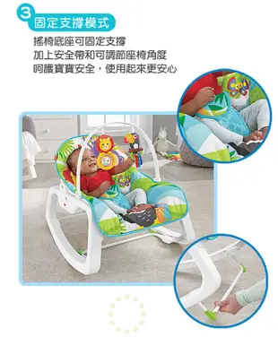 【Fisher price 費雪】動物安撫躺椅