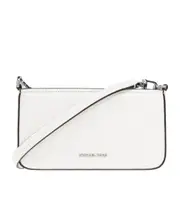 Michael Michael Kors Bryant Small Pebbled Convertible Pochette Bag One size white