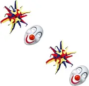 [LIFKOME] Clown Clothes Mask Masquerade Clown Suit Costume Hat Clown Outfit Cosplay Outfits Clown Mask Cosplay Party Dress