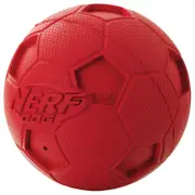 Nerf Soccer Squeak Ball Dog Toy - Large / Red