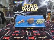Micro Machines Star Wars Set Land speeder, Millennium Falcon,Jawa,1996 (B204)