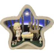 Precious Moments 241408 Silent Night LED Nativity Star Figurine 5.25"