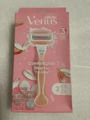 Gillette Venus ComfortGlide White Tea Razor Handle + 2 2Blade Refills