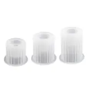 Striped Cylinder Holder Molds for DIY Tealight Holder Candlestick