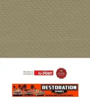 HOLDEN HK HT HG MONARO BUCKSKIN BEIGE GOLF BALL ROOF LINING GTS (5F)