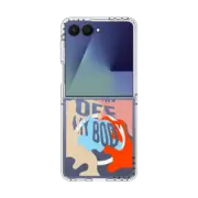 Galaxy Z Flip7 Clear Magnetic Case Keep Your Laws Off My Body