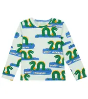 [Mini Rodini] Mini Rodini Printed cotton-blend top M 6/9 green