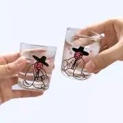 3 Drunken Scholars Color-Changing Mini Soju Shot Glass Set (60ml, 3P) KOREA