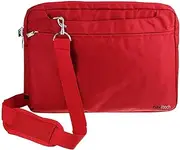 Navitech Red Water Resistant Tablet Bag - Compatible with TECLAST P20S 10.1" Tablet