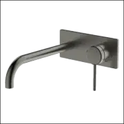 Abey Gareth Ashton 6B-WS220-GM Poco Wall Basin/Bath Set 220mm - Gun Metal