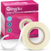 Double Sided Tape for Clothes, Extra Strength All Day Adhesive Clothing clear