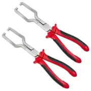 2Pcs Fuel Line Clip Removal Pliers Fuel Pipe Tools Fuel Line Pliers Hose1681