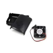 Black ABS Cover Enclosure Combo Box+Cooling Fan For Raspberry Pi2 Pi3 Model B+