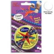 Stretch Magic Beading Cord - 0.7mm - Clear - 25m